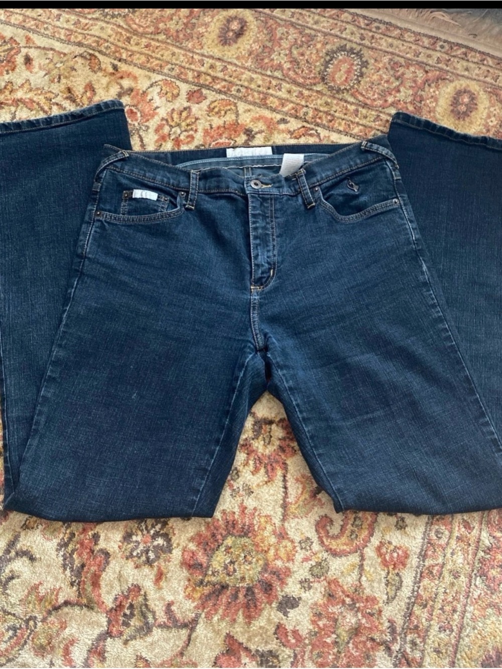 Baby Phat Dark Blue Straight Leg Jeans